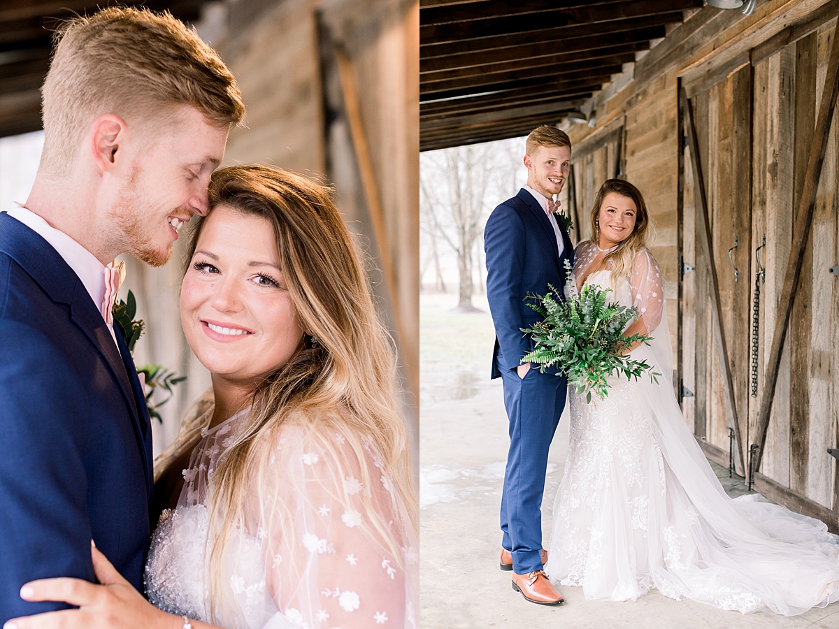 Rainy Winter Wedding at Retreat at Hiawassee River in North GA