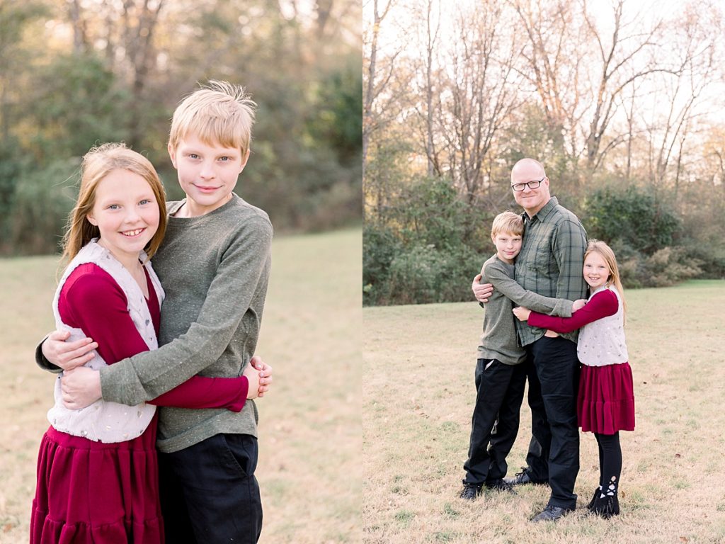 Family Portraits in the fall at Heritage Park