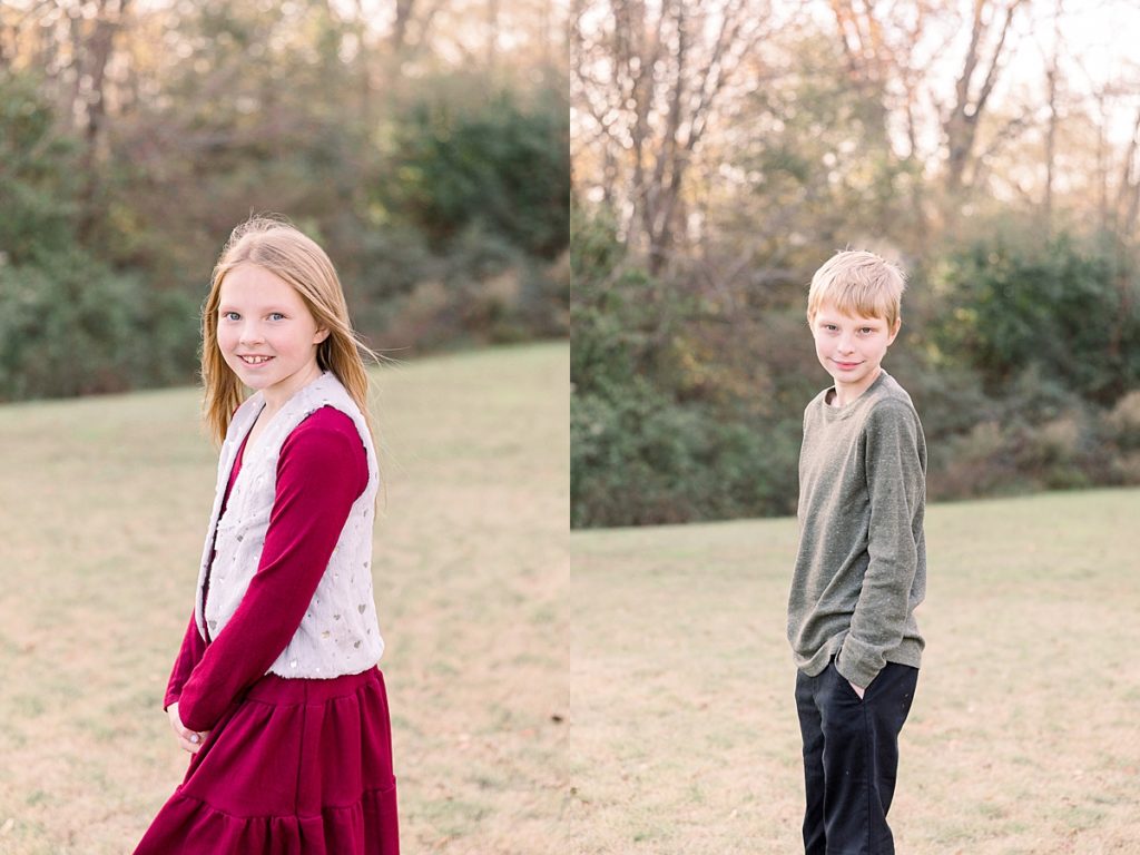 Children poses at McDonough Park in Lake Dow